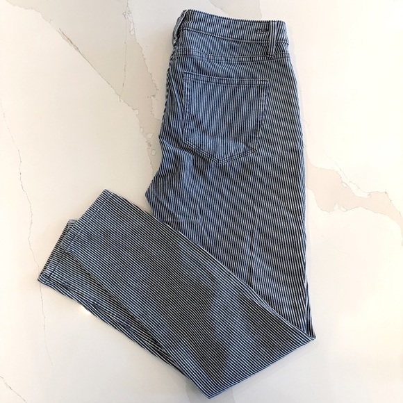 Vineyard Vines Women's Striped Denim Jeans Size 27 Multicolor Straight - Picture 1 of 15